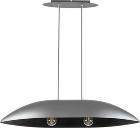 SIGMA LIGHTING 40643 GONDOLA Modern Függesztett Lámpa Fekete, Ezüst E27 IP20