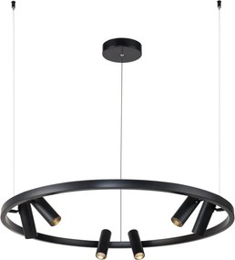 MAYTONI MOD102PL-L42B SATELLITE Modern Led Függesztett Lámpa Fekete LED IP20