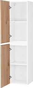 Vario Forte 35 függesztett oldal szekrény fehér-tölgy