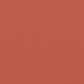 terrakotta behúzható oldalsó napellenző 120 x 1000 cm