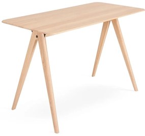 Tölgyfa íróasztal 60x120 cm Ava – Gazzda