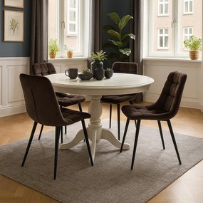 Avenberg ARDEN Étkezőszék szett - 4db, barna