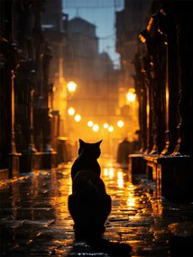 Poszter 75x100cm Magányos vándor