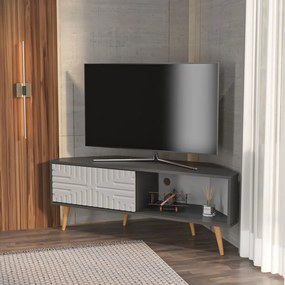 Mora - Anthracite, White