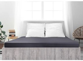4Home Ideál jersey lepedő antracit, 100 x 200 cm, 100 x 200 cm
