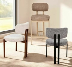 Misaki étkezőszék bézs/kasmír