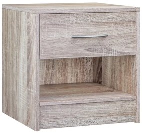 Casaria® Kiel éjjeliszekrény 41x39x28cm - tölgy