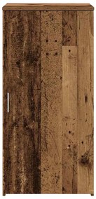 tároló szekrény antik fa 50x45x103,5 cm szerelt fa