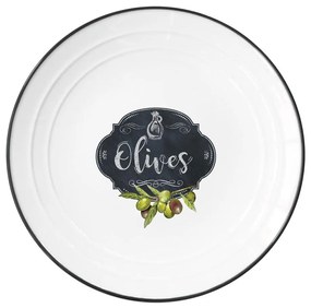 Porcelán tányér - R2S KitchenBasics - Olive