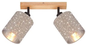 Briloner 2078-021 - Spotlámpa SPOTLIGHT 2xE27/25W/230V bézs 2078-021