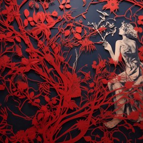 Poszter 20x20cm A nők titkos kertje