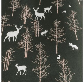 Mikroszálas ágyneműhuzat OAK DEER sötétzöld Ágyneműhuzat mérete: 2 db 70 x 90 cm | 200 x 220 cm