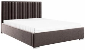 St4 ágyrácsos ágy, sötétbarna (140 cm)