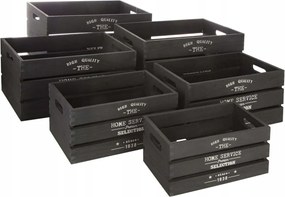 6 Db-os Dekoratív Tároló Doboz Szett x6