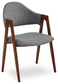 Elegáns Étkezőszék Szürke/Dió Színben. RUIZ