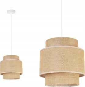 Mennyezeti Lámpa Lógó Csillár Szimpla Lámpabúra Boho Juta Modern