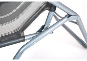 Happy Green Strandliege anthrazit, 142 x 60 x 96cm