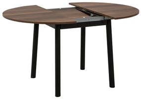 Oliver Walnut Black étkezőasztal