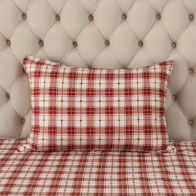 Mikroszálas párnahuzat TARTAN HEART 50x70 cm, színes