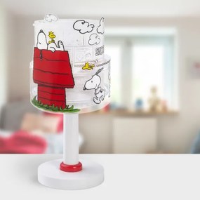Dalber 76301 - SNOOPY LED gyereklámpa 1xG4/4W/230V fehér/piros