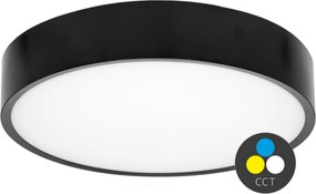 Ecolite Led mennyezeti lámpa 15W Cct 1650lm IP65 fekete WMAT300-15W/CR