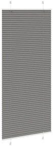 pliszírozott redőny antracit 85x200 cm szövetszélesség 84,4 cm
