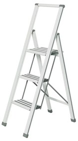 Ladder Alu fehér összecsukható fellépő, magasság 127 cm - Wenko