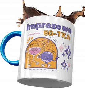 Kék Bögre Születésnapra 60 60-es 60-as évek Nyomtatott Fotóval