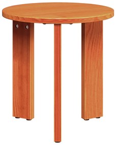 Dohányzóasztal 3 pcs Viaszbarna 47.5 x 47.5 x 27 cm