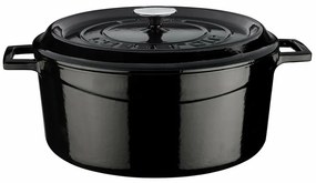 LAVA Metal öntöttvas edény, átmérő 32 cm, fekete, 9,8 l