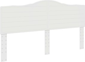 vidaXL Fejtámla Fényes Fehér 180 cm Faanyag
