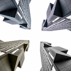 Poszter 100x100cm Régi adótorony, Assaf Frank