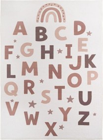 Krémszínű mosható gyerek szőnyeg 120x170 cm Coco 1133 – Ayyildiz Carpets