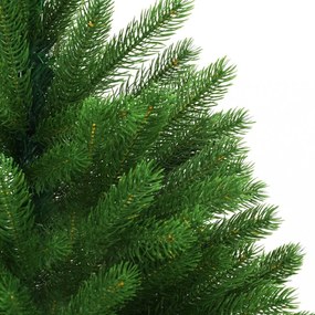 zöld műkarácsonyfa élethű tűlevelekkel 120 cm