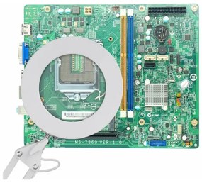 Extol - LED Dimmelhető asztali lámpa nagyítóval LED/8W/5V 2900/4500/7500K fehér