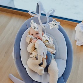 Lionelo - MELL babahinta dallammal, Grey Stone, 4xAA + távirányító