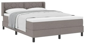 Boxspring ágy matraccal matracmal Tópszínű 140 x 190 cm