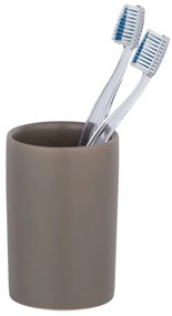 Polaris barna kerámia fogkefetartó pohár - Wenko