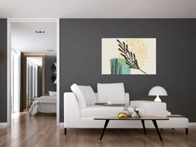 Kép - Absztrakt lapok N⁰3 (90x60 cm)