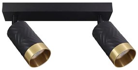 Spotlámpa ARRAS 2xGU10/10W/230V fekete