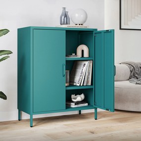 Szafka z półkami VITO, 800 x 1015 x 400 mm, Modern: morska