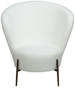 Fehér buklé fotel Orbit – DAN-FORM Denmark