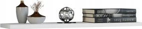 Polc 70 x 20cm Fekete vagy Fehér Falra Akasztható Konyha Nappali Polc Bútor