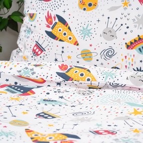 4Home Cosmic Adventure gyerek pamut ágyneműhuzat, 140 x 200 cm, 70 x 90 cm, 140 x 200 cm, 70 x 90 cm