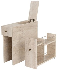 Fürdőszoba szekrény Calencia - Travertine