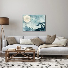 Kép - Telihold festmény (70x50 cm)