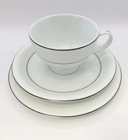 6 Személyes Teáscsésze Emily Black Platin Bogucice