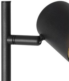 Modern állólámpa fekete 3 lámpás - Jeana