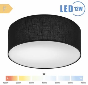 Brilagi - LED Mennyezeti lámpa SIRIJA LED/12W/230V átm. 35 cm fekete