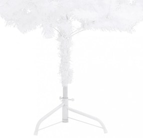 fehér PVC sarok műkarácsonyfa 240 cm